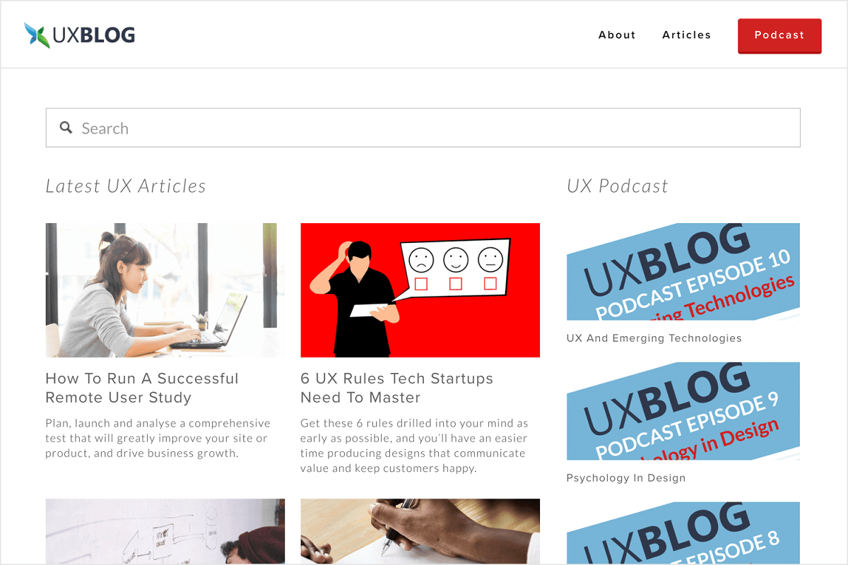Blog UX Redesign